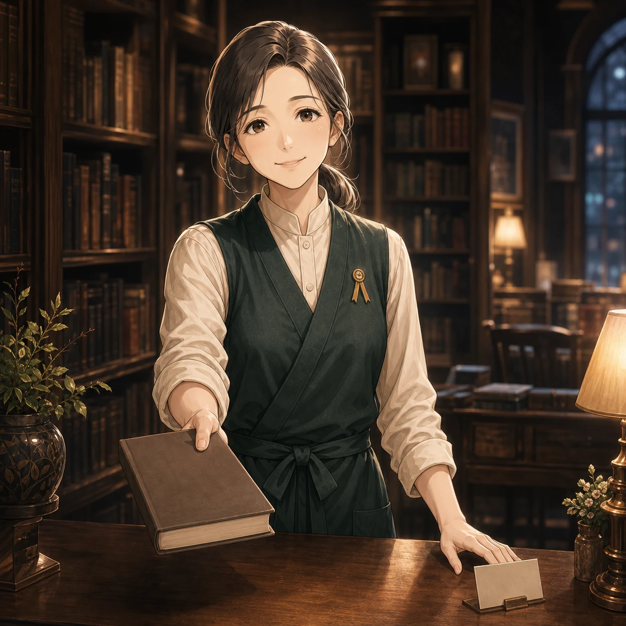 本を処方する薬剤師ホナミ